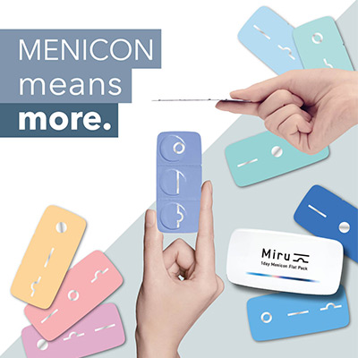 Menicon means more.: Miru 1day Flat Pack