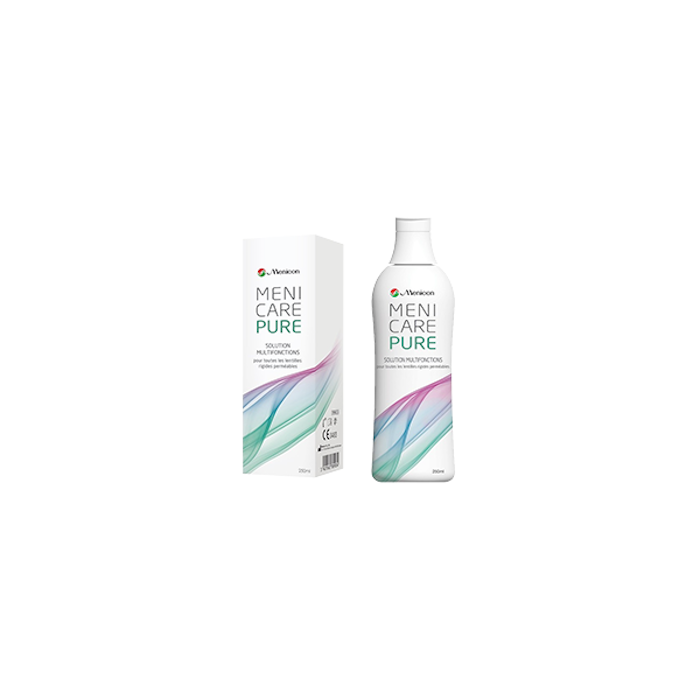 SOLUTION MULTIFONCTIONS MENICARE PURE 250ML + PROGENT PACK MENICON